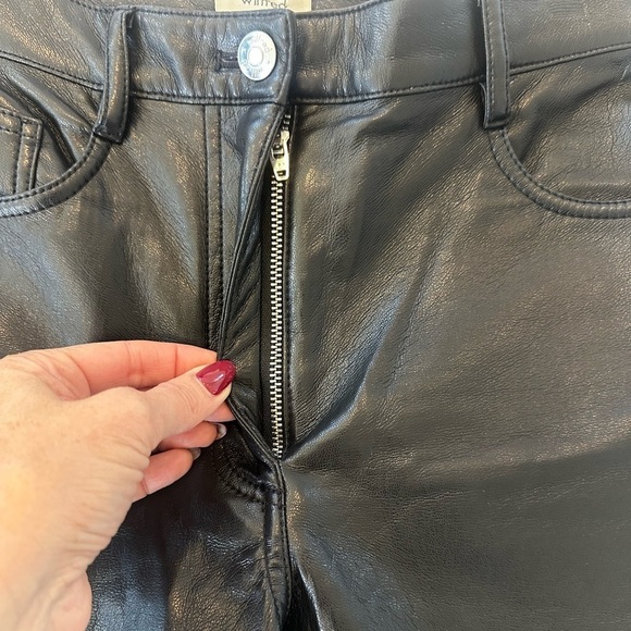 Aritzia Wilfred Melina Faux Leather Pants in Black - Picture 8 of 13